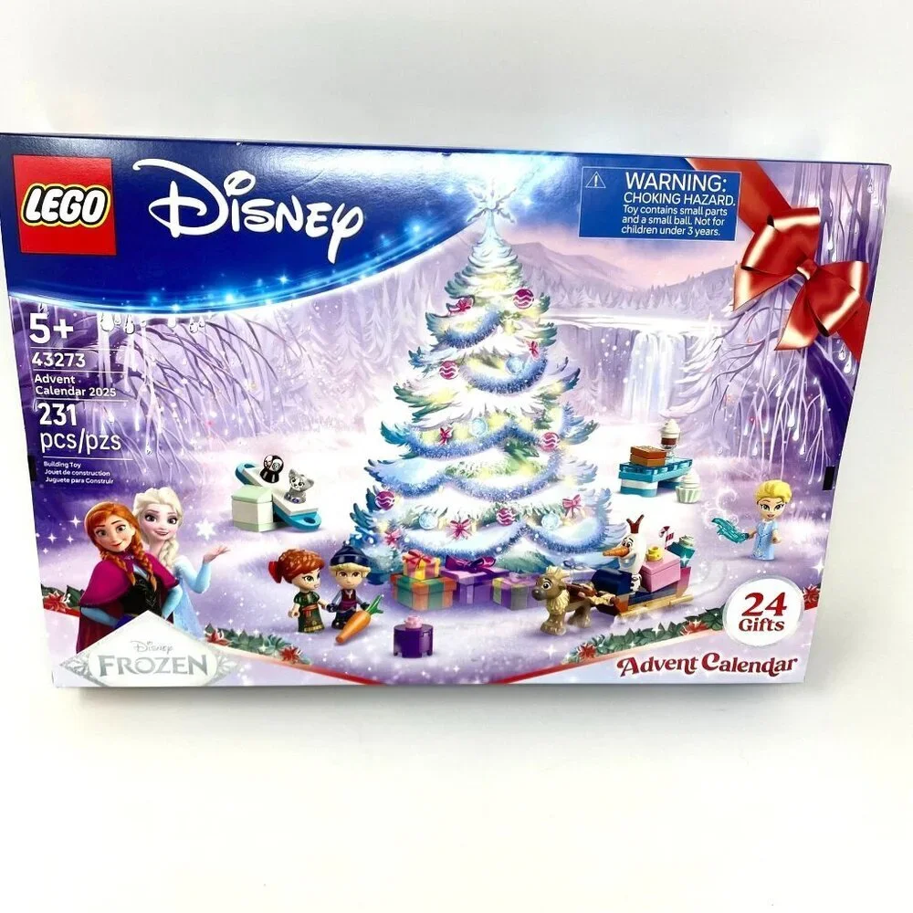 2025 LEGO® Disney Frozen Advent Calendar 43273 Ages 5+ 231 PCS Holiday Gift